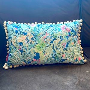 Lily Pulitzer cushion.